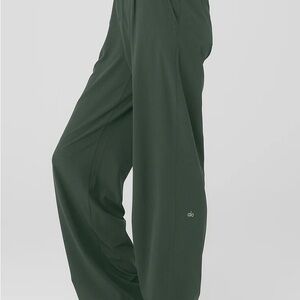 ALO Yoga Olive Green Relaxed Pants